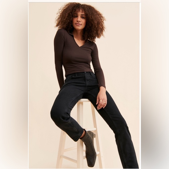 WE THE FREE people Evie Low-Rise Slim Straight Jeans - Picture 4 of 8